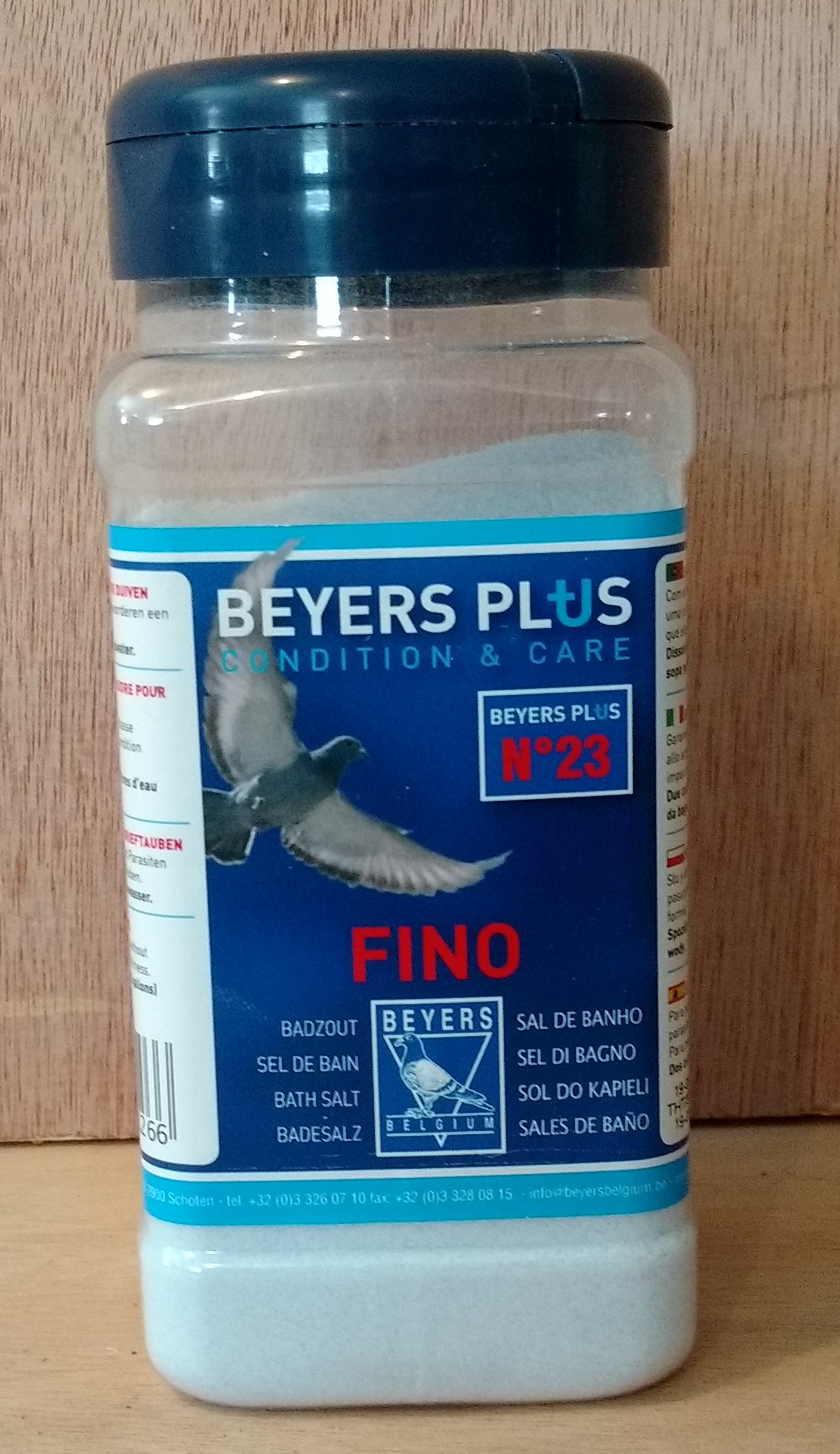 Beyers Fino Bath Salt Canadian Racing Pigeon Union